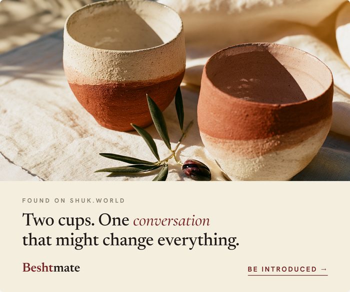 Beshtmate — Two cups. One conversation that might change everything. Be introduced.